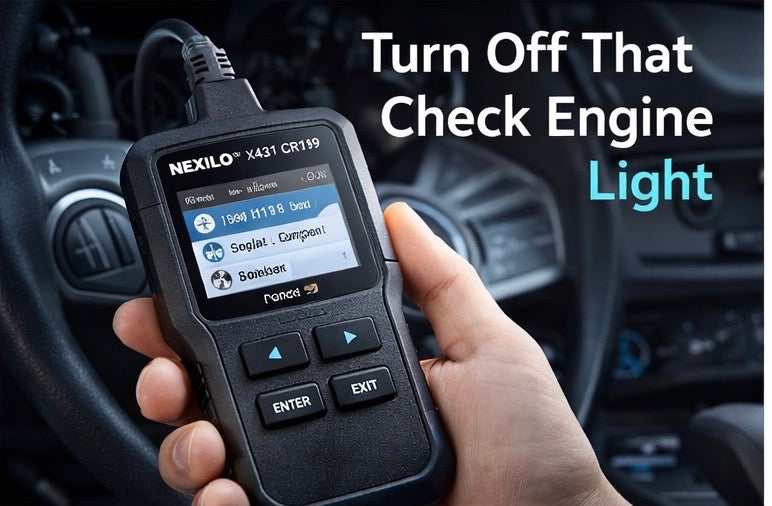 NEXILO™ OBD II Car Diagnostic Scanner- Proffesional Auto Code Reader