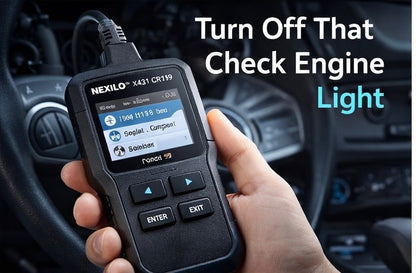 NEXILO™ OBD II Car Diagnostic Scanner- Proffesional Auto Code Reader
