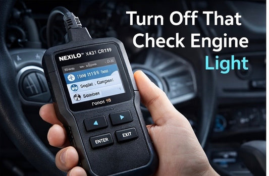 NEXILO™ OBD II Car Diagnostic Scanner- Proffesional Auto Code Reader