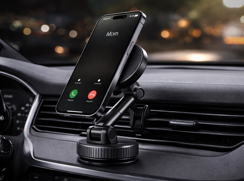 Universal Strong Magnetic Car Phone Holder- 360°  Rotatable Foldable Mount