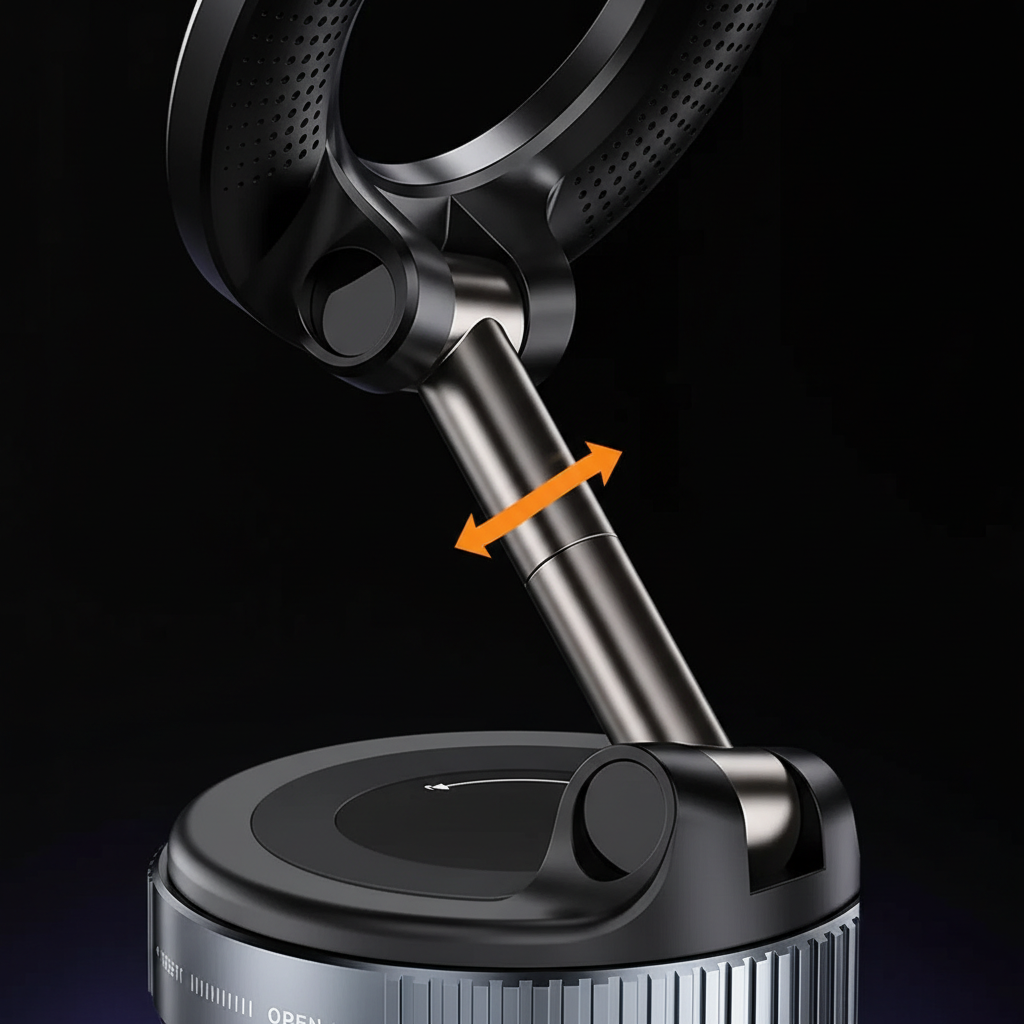 Universal Strong Magnetic Car Phone Holder- 360°  Rotatable Foldable Mount